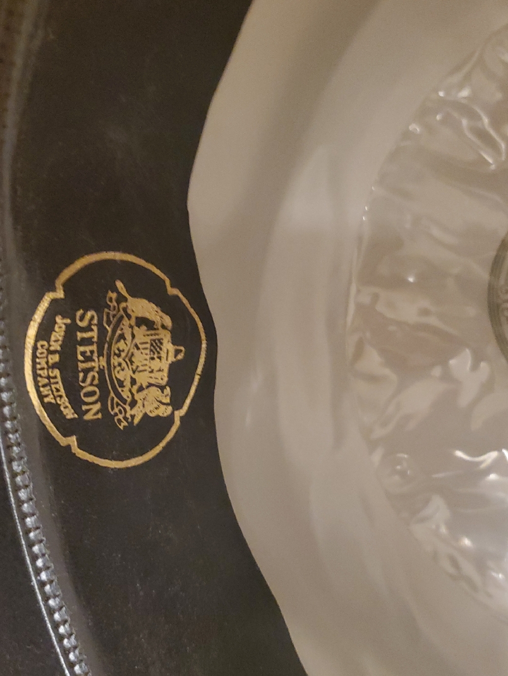 Stetson Black Bowler With Cream Satin-Lined Hat - Picture 5 of 12